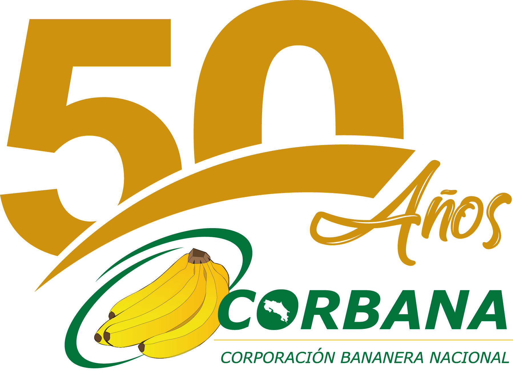 Logo 50 aniversario CORBANA secundario
